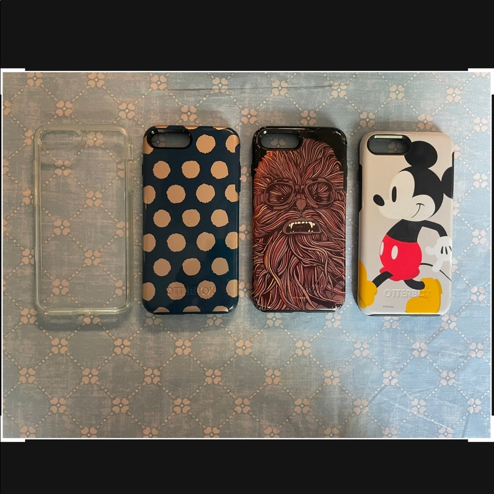 Reduced! Chewbacca Mickey 4 Otterbox Symmetry cases iPhone 7 8 PLUS + Star Wars
